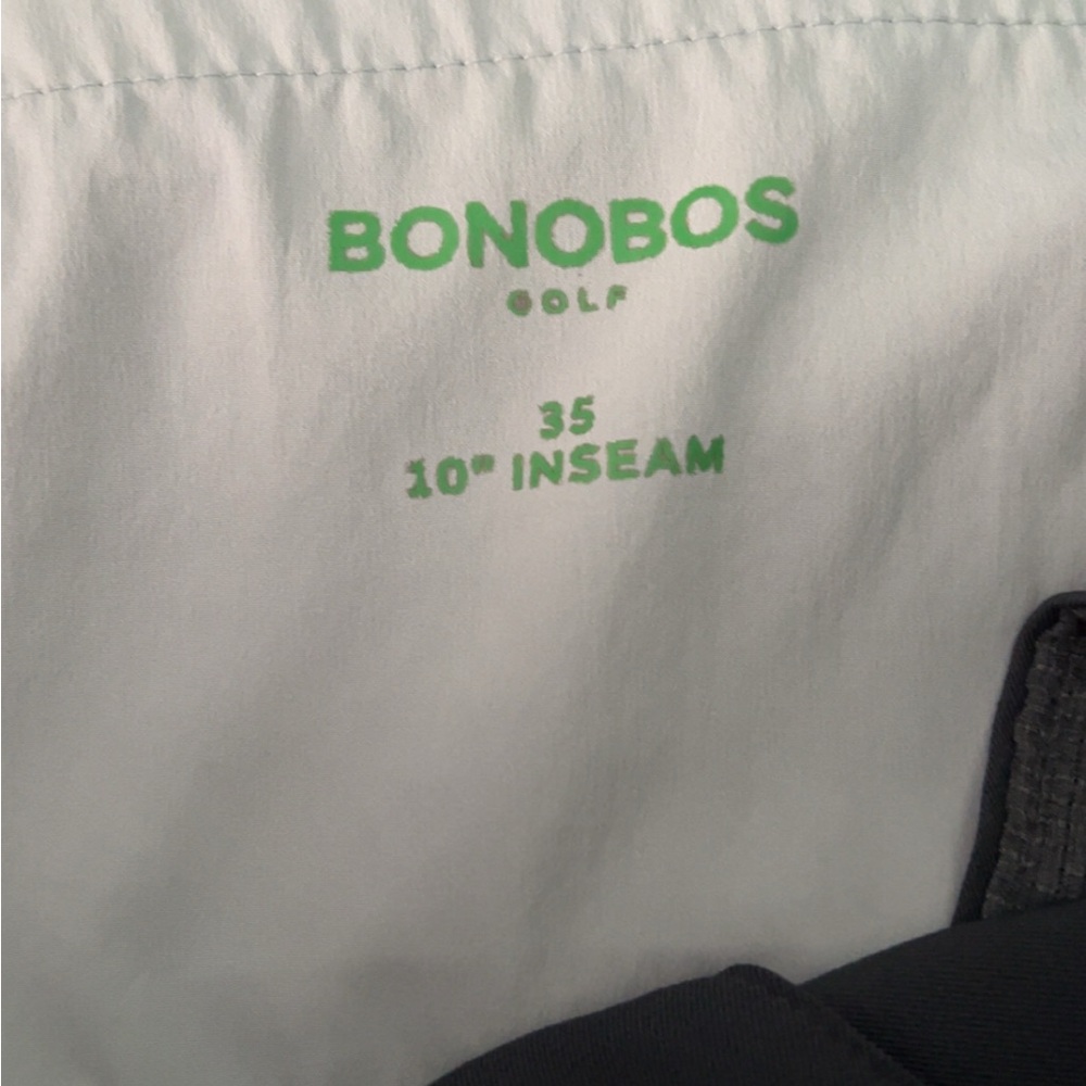 Set of men’s Bonobos Khaki Green and Black Golf Shorts. 35 - Picture 7 of 9